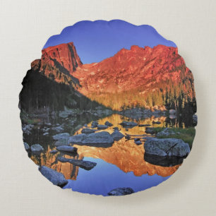 Dream Lake Round Pillow