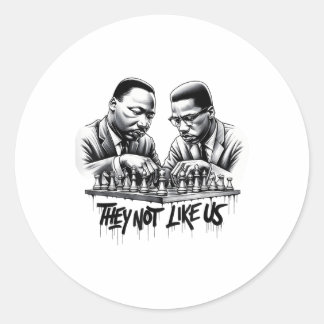 Dream Like Luther King Classic Round Sticker