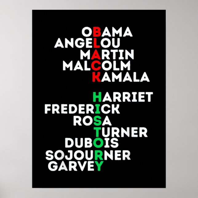 Dream Like Martin Black History Month Poster (Front)