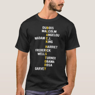 Dream Like Martin Lead Like Harrie Black History T-Shirt