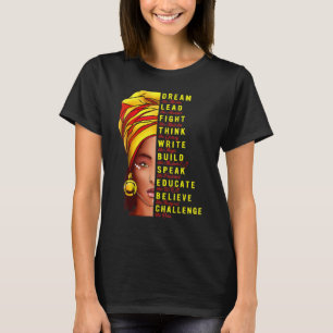 Dream Like Martin Lead Like Harriet Shirt Black Hi