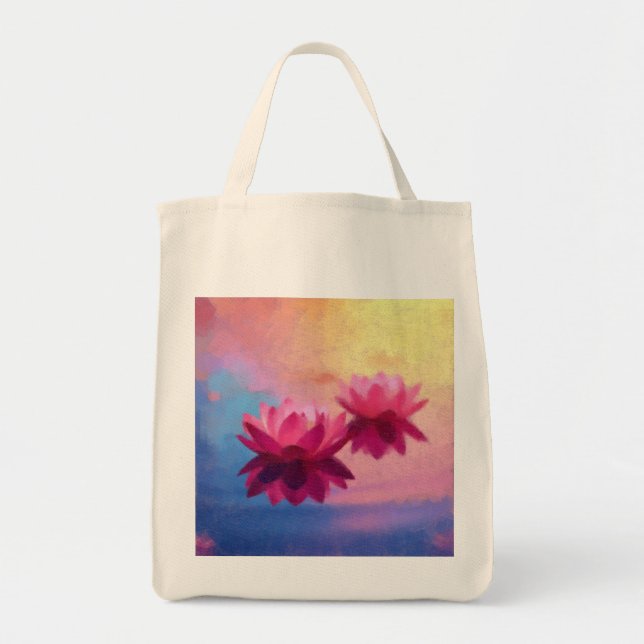 Dream Lotus Tote Bag (Front)