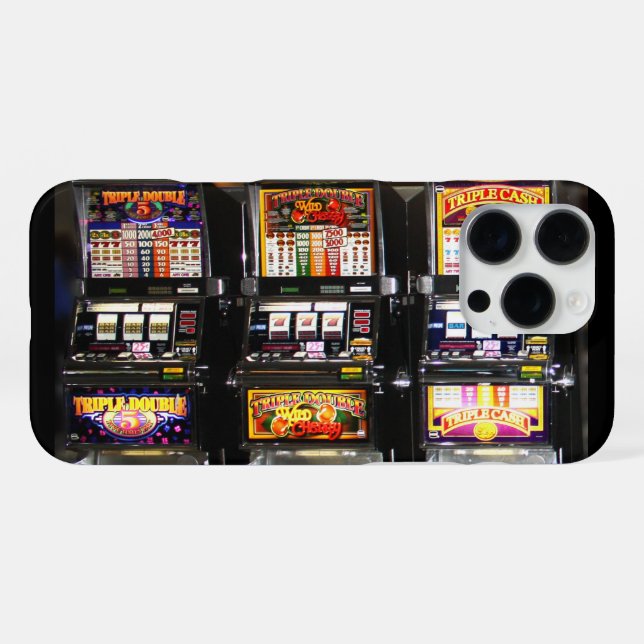 Dream Machines - Lucky Slot Machines iPhone Case (Back Horizontal)