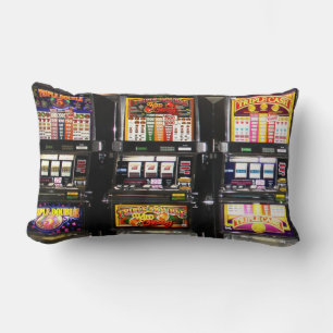 Dream Machines - Lucky Slot Machines Lumbar Pillow