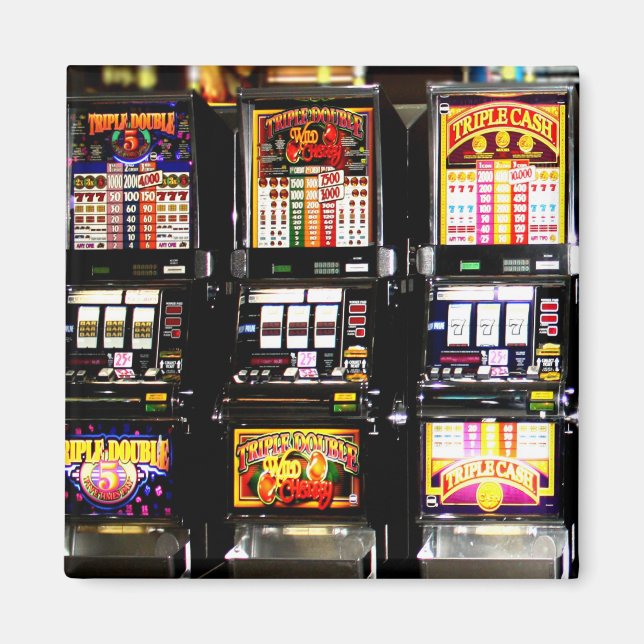 Dream Machines - Lucky Slot Machines Magnet (Front)