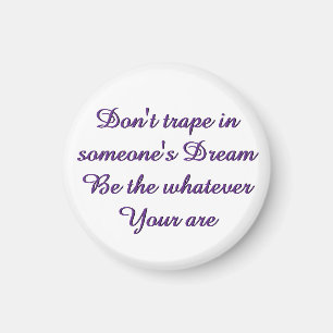 Dream magnet pin button