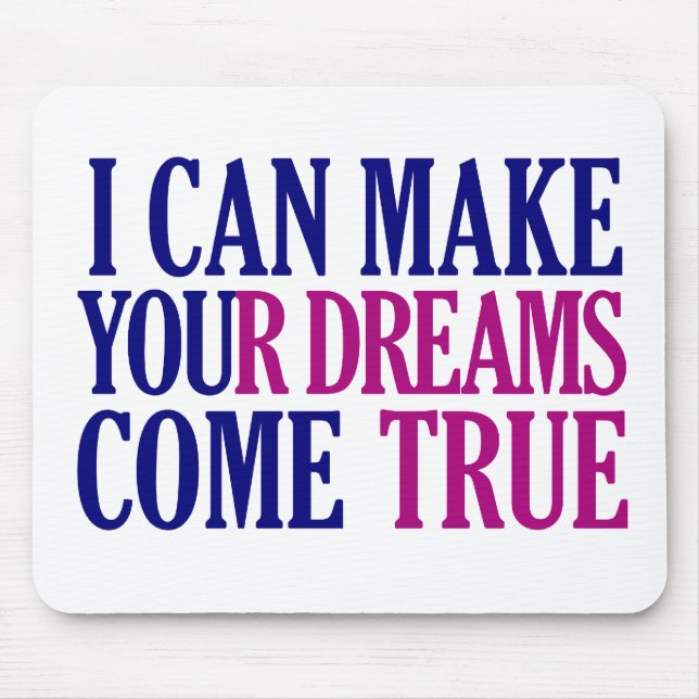 Dream Maker mousepad (Front)