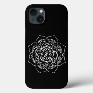 Dream Mandala in White iPhone 13 Case