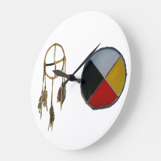 Dream Medicine Acrylic Large Round Wall Clock