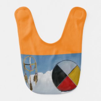 Dream Medicine Clouds Baby Bib