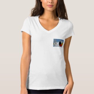 Dream Medicine Clouds Women's Jersey V-Neck TShirt