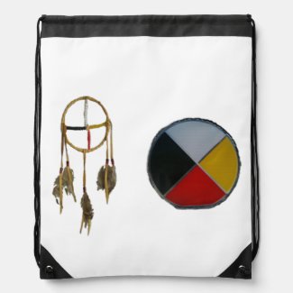 Dream Medicine Drawstring Backpack