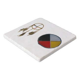 Dream Medicine Marble Trivet