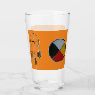 Dream Medicine Orange Glass Tumblers