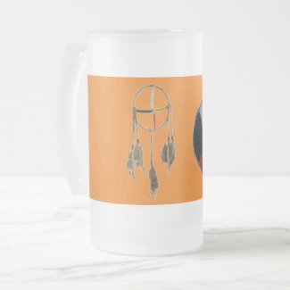 Dream Medicine Orange Large Frosted Mug