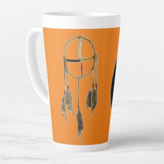 Dream Medicine Orange Large Latte Mug