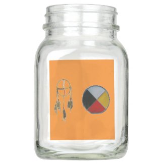 Dream Medicine Orange Small Mason Jar