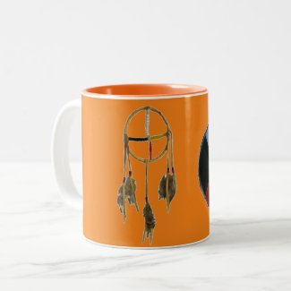 Dream Medicine Orange Small Two-Tone Mug