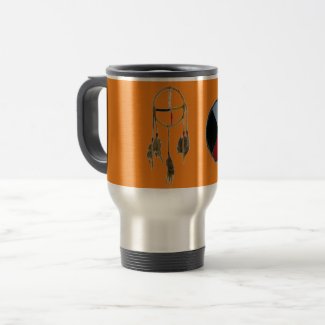 Dream Medicine Orange Stainless Steel Travel Mug