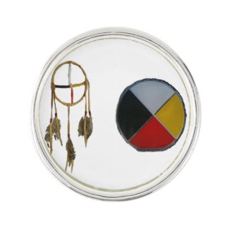 Dream Medicine Round Lapel Pin