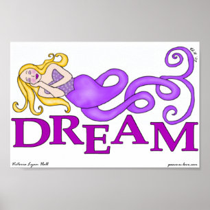 Dream-Mer Mermaid Poster