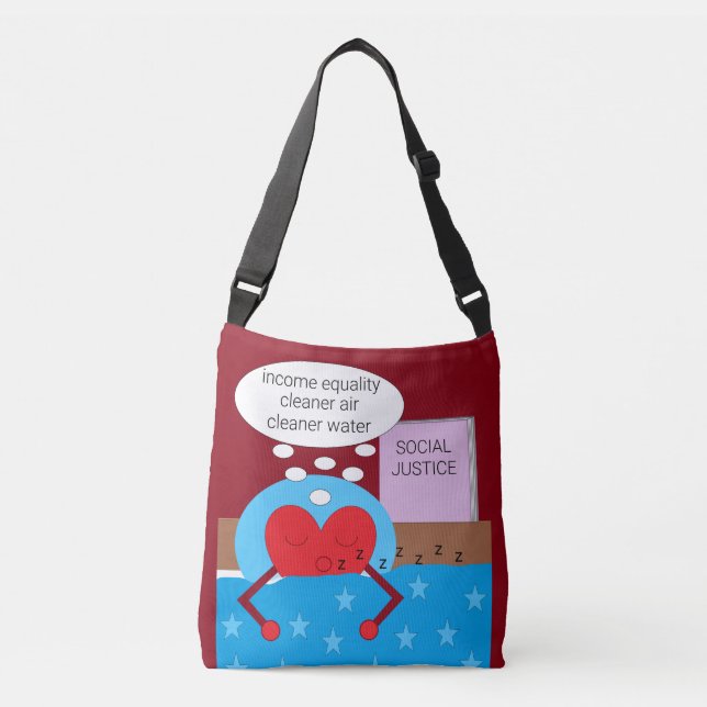 Dream of a Better World Crossbody Bag (Front)