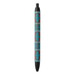 Dream of Butterflies Emblem Black Ink Pen