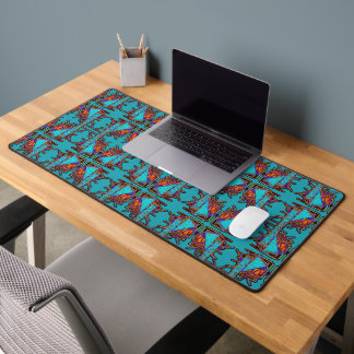 Dream of Butterflies Emblem Desk Mat