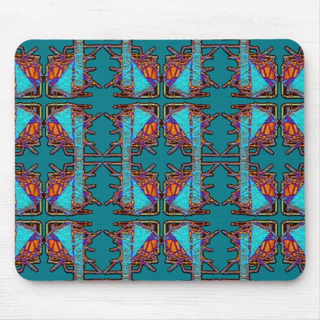 Dream of Butterflies Emblem Mouse Pad (Front)