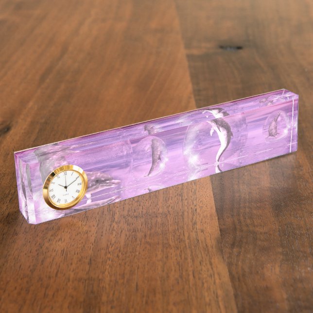 Dream Of Dolphins Nameplate (Side)