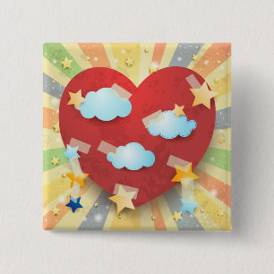 Dream of Love 2 Inch Square Button