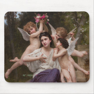Dream of Spring, Rêve de Printemps by Bouguereau Mouse Pad