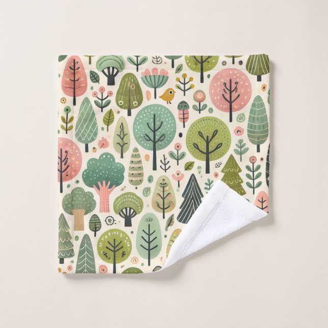 Dream of the forest - bath towel (Wash Cloth)