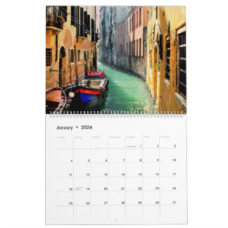 DREAM OF VENICE 2026 Calendar
