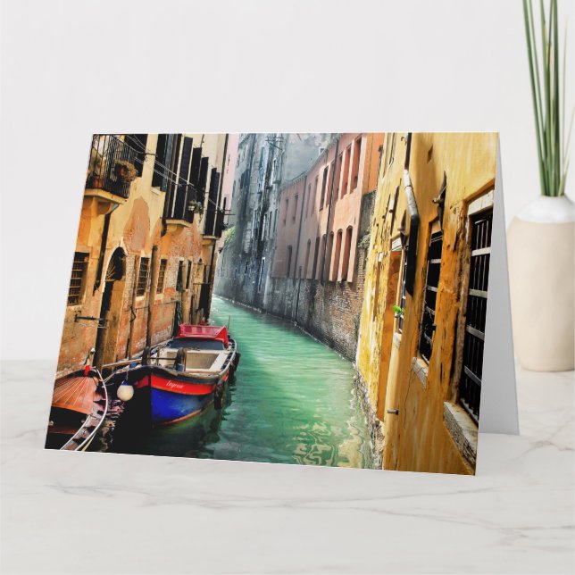 DREAM OF VENICE Folded Greeting Card (Front)