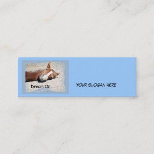 Dream On Bookmark Business Card