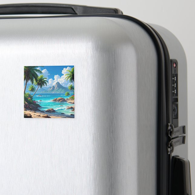 Dream On, Tropical Paradise, Magnet (In Situ (Luggage))