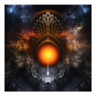 Dream Orb Fractal Art Photo Enlargement Print