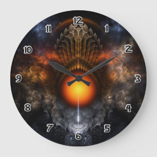 Dream Orb Fractal Art Wall Clock