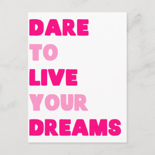 Dream Pink Postcard