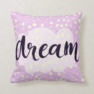Dream Pink Throw Pillow