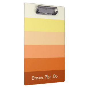 Dream Plan Do – Color Gradient Back to School - Clipboard