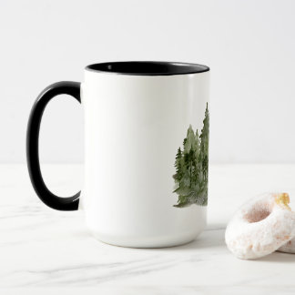 Dream Plan Do Watercolor Forest Mug