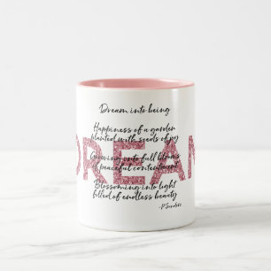 Dream Poem Two-Tone Coffee Mug