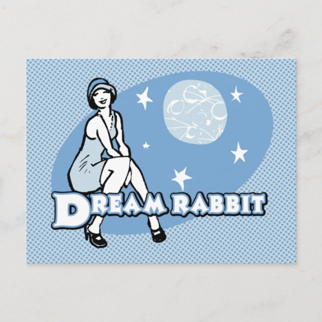 Dream Rabbit Postcard (Front)