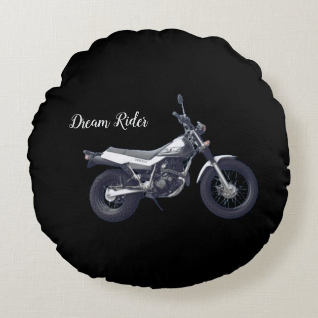 Dream Rider Round Pillow (Front)