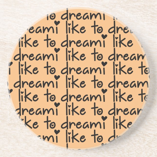 Dream Sandstone Drink Coaster (Front)