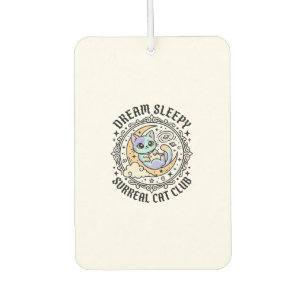 Dream Sleepy Surreal Cat Funny Cat Lover Design - Air Freshener