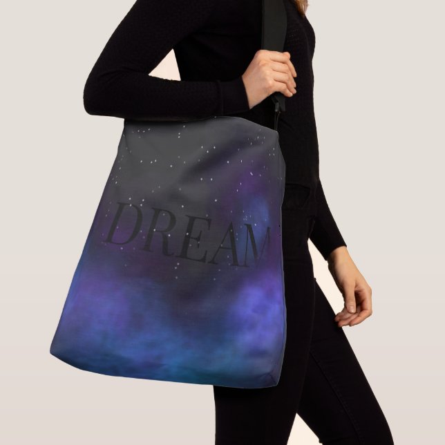 Dream Space Nebula Crossbody Bag (Close Up)