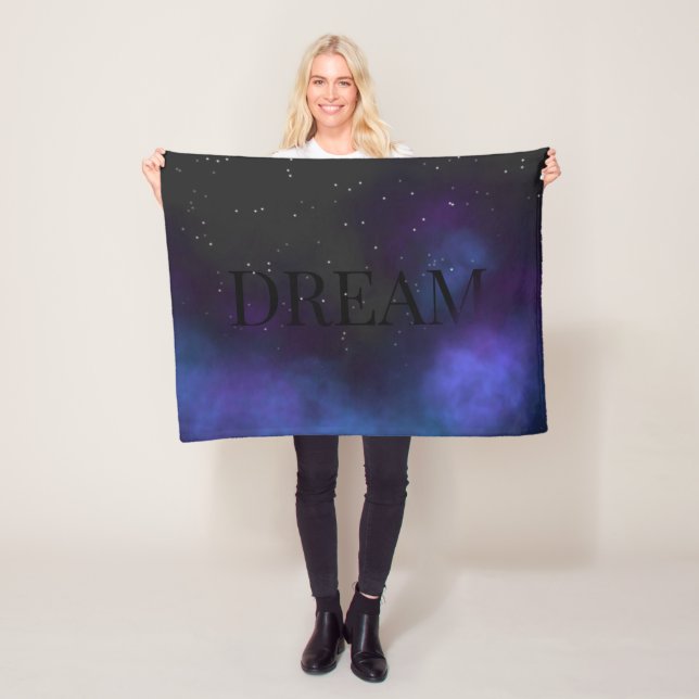 Dream Space Nebula Fleece Blanket (In Situ)
